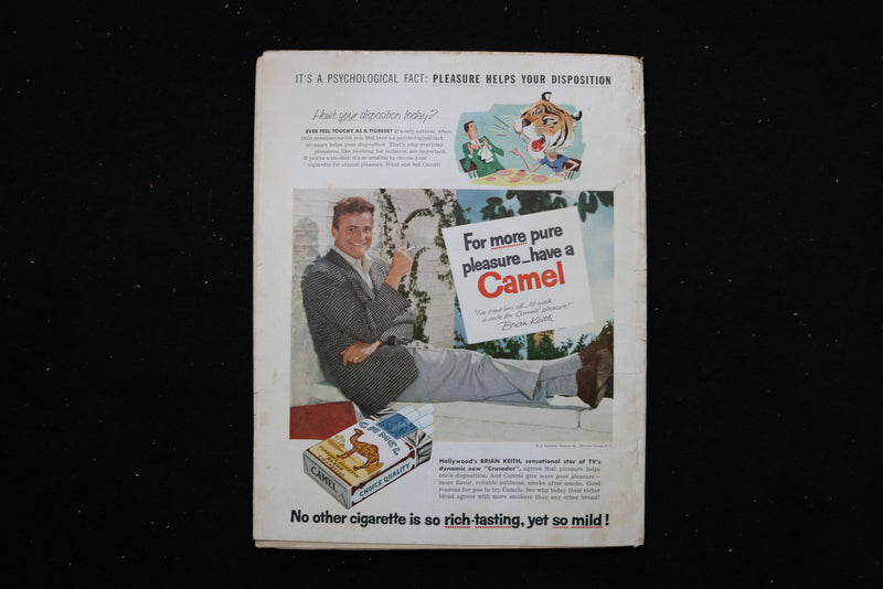 1956 FEBRUARY SAGA MAGAZINE - JEAN LAFITTE, THE GENTLEMAN PIRATE COVER - E 10597