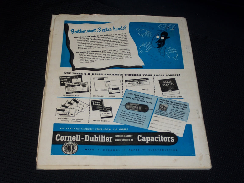 1946 MAY RADIO-CRAFT MAGAZINE VERY NICE COVERS & ADS - E 431