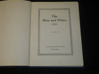 1929 THE BLUE AND WHITE WEST GERMANTOWN FRIENDS SCHOOL YEARBOOK - PA - YB 1915