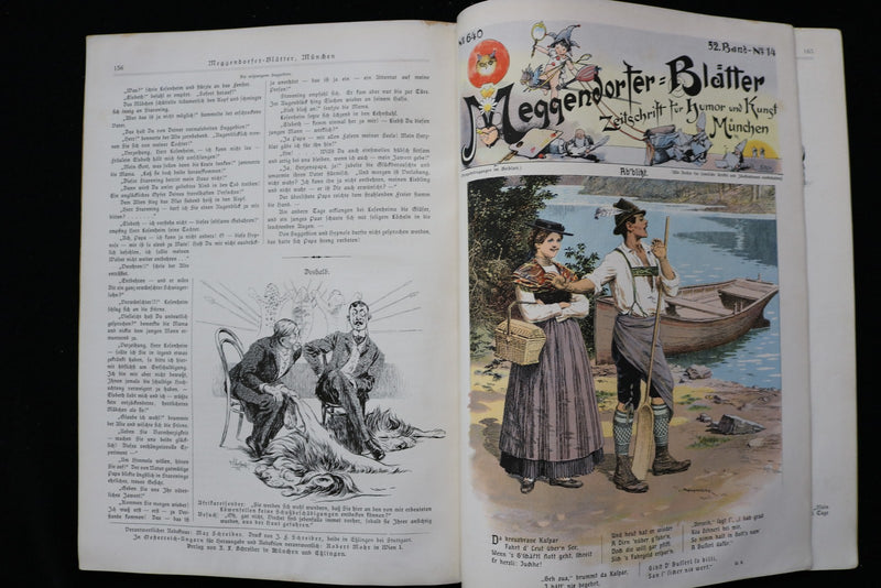 1903 MEGGENDORFER BLATTER - HUMOR UND KUNST SOFTCOVER BOOK - K 2896