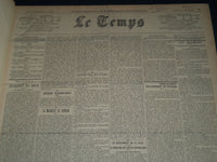 1926 JANUARY-MARCH LE TEMPS FRENCH NEWSPAPER BOUND VOLUME - VB 1