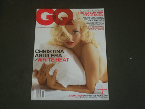 2006 JUNE GQ MAGAZINE - CHRISTINA AGUILERA - WHITE HEAT - B 2680