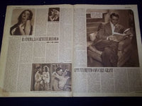 1948 APRIL 3 HOLLYWOOD ITALIAN MAGAZINE TYRONE POWER COVER - PHOTOS - NP 950