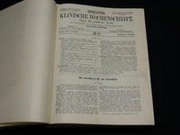 1913 JUL-DEC BERLINER KLINISCHE WOCHENSCHRIFT MAGAZINE BOUND VOLUME - R 490