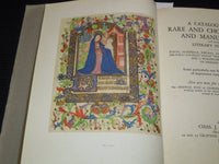 1930 CHAS J. SAWYE RRARE AND CHOICE BOOKS & MANUSCRIPTS CATALOGUE - J 7490