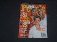 2000 JUNE/JULY TEEN PEOPLE MAGAZINE-JUSTIN TIMBERLAKE, MANDY MOORE COVER- B 4137