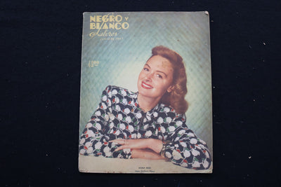 1947 JUNE NEGRO Y BLANCO MAGAZINE - DONNA REED COVER - E 25120