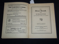 1924-1941 WORCESTER BLUE BOOK LOT OF 3 - SUBURBAN CITIES & TOWNS - KD 5523I