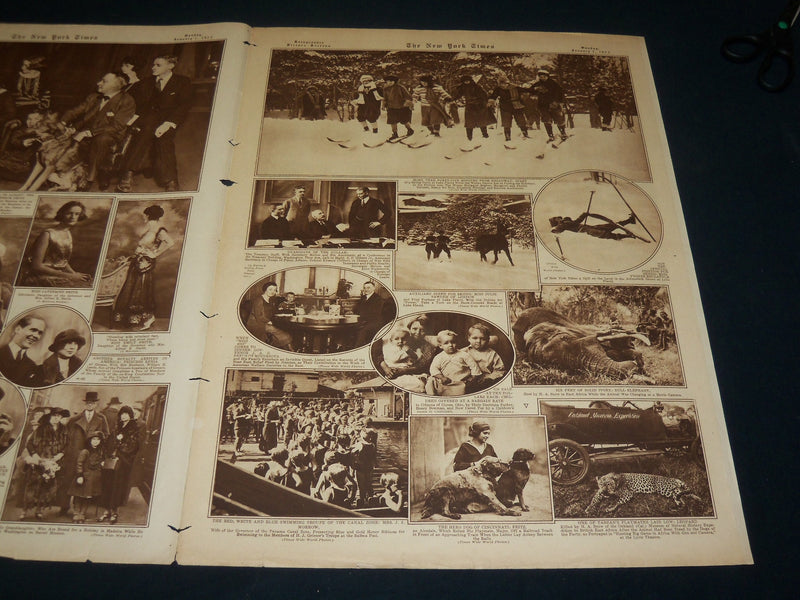 1923 JANUARY 7 NEW YORK TIMES ROTO PICTURE SECTION - GREAT PHOTOS - NT 9413