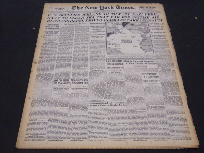1941 JULY 8 NEW YORK TIMES - AMERICAN LEAGUE FAVORED IN ALL-STAR GAME - NT 5153
