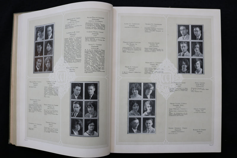 1927 THE BADGER UNIVERSITY OF WISCONSIN YEARBOOK - MADISON, WISCONSIN - YB 3506