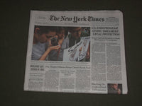 2017 SEP 6 NEW YORK TIMES - US. ENDS PROGRAM GIVING 'DREAMERS' LEGAL PROTECTION