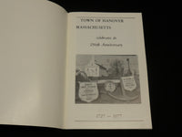 1977 HANOVER TODAY MASSACHUSETTS 250TH ANNIVERSARY PROGRAM - J 7095
