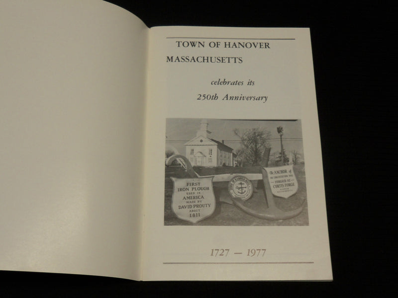 1977 HANOVER TODAY MASSACHUSETTS 250TH ANNIVERSARY PROGRAM - J 7095
