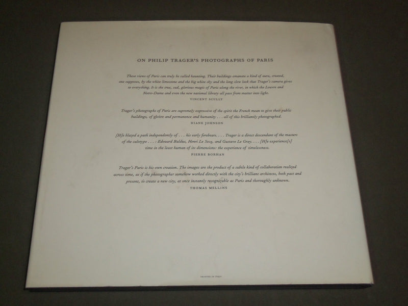 2000 CHANGING PARIS A TOUR ALONG THE SEINE BOOK - PHILIP TRAGER - I 1311