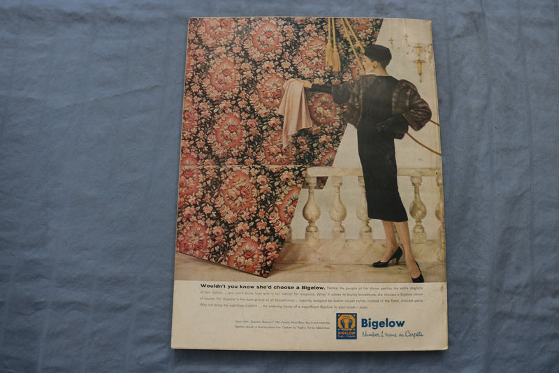 1956 OCTOBER HOUSE BEAUTIFUL MAGAZINE - FURNITURE NEWS COVER - 60 CENTS - E 9665
