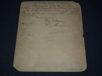1897 WILLIAM JENNINGS BRYAN PHOTO - SIGNED - #152
