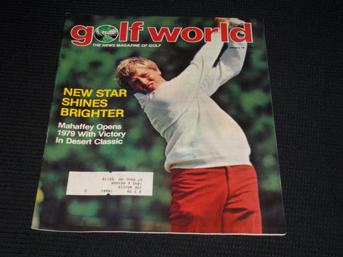 1979 JANUARY 19 GOLF WORLD MAGAZINE - JOHN MAHAFFEY FRONT COVER - E 6617