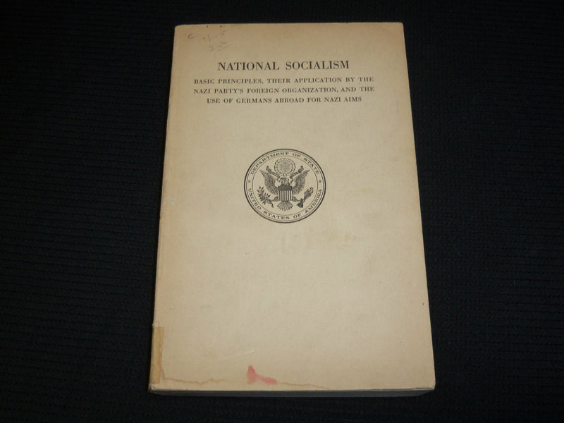 1943 NATIONAL SOCIALISM - EUROPEAN AFFAIRS SOFTCOVER BOOK - KD 7531