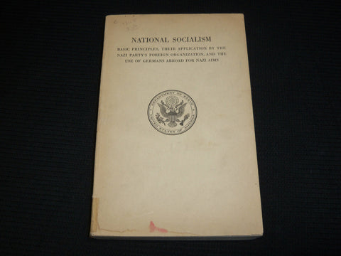 1943 NATIONAL SOCIALISM - EUROPEAN AFFAIRS SOFTCOVER BOOK - KD 7531