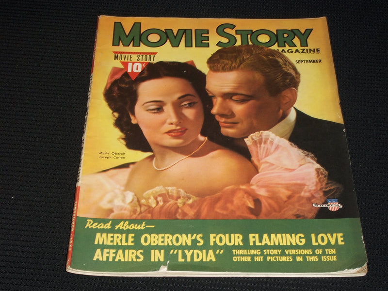 1941 SEPTEMBER MOVIE STORY MAGAZINE - MERLE OBERON & JOSEPH COTTON - E 1529