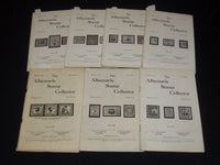 1922-1923 THE ALBERMARLE STAMP COLLECTOR MAGAZINE LOT OF 7 ISSUES - O 1134M