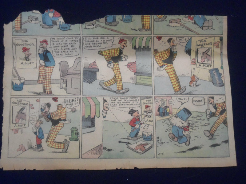1920'S WRIGLEY'S CHEWING GUM COLOR COMICS AD - NP 5260
