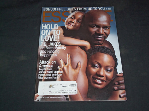 2001 DECEMBER ESSENCE MAGAZINE - T.D. JAKES - B 343