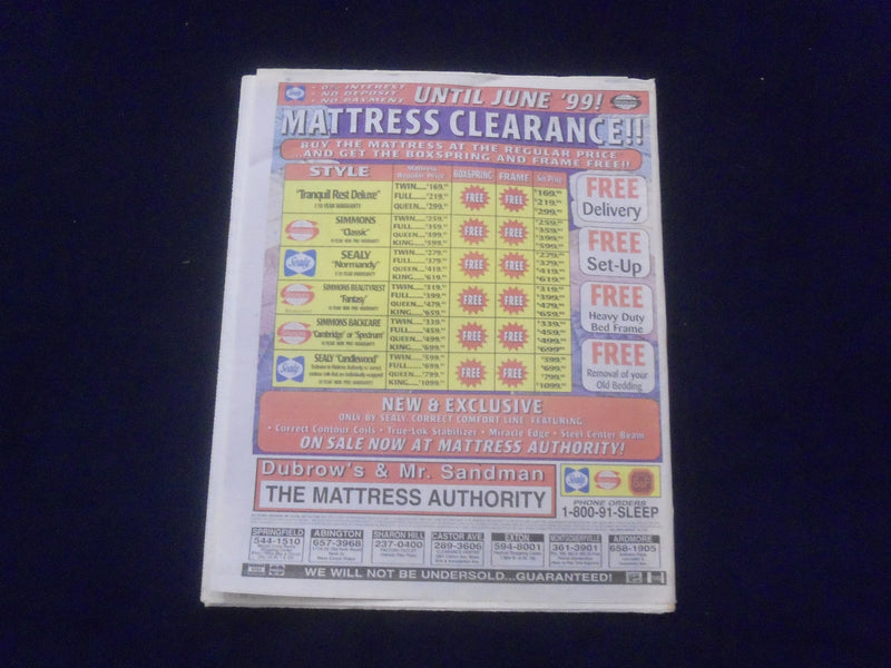 1999 JANUARY 15 PHILADELPHIA INQUIRER WEEKEND NEWSPAPER - EXOTIC FARE - NP 6156