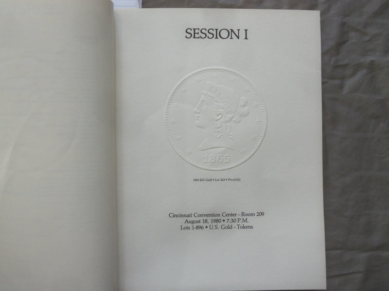 1980 STEVE IVY AMERICAN NUMISMATIC ASSOCIATION AUCTION CATALOG - K 262