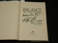 2013 BALANCE BOOK W/ TICKET STUB INSCRIBED BY NIK WALLENDA - FIRST EDN - D 549