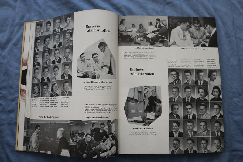 1956 THE HILLTOP MARQUETTE UNIVERSITY YEARBOOK - MILWAUKEE, WISCONSIN - YB 3413