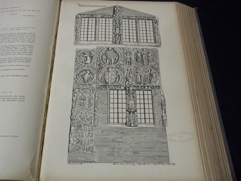 1887 SPECIMENS OF ANCIENT SCULPTURE & PAINTING IN ENGLAND LARGE FOLIO - Z 265