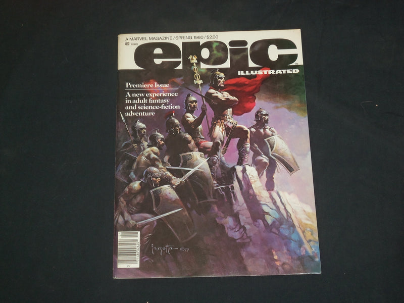 1980 SPRING EPIC ILLUSTRATED MAGAZINE - PREMIER ISSUE - COMIC STORIES - B 4912