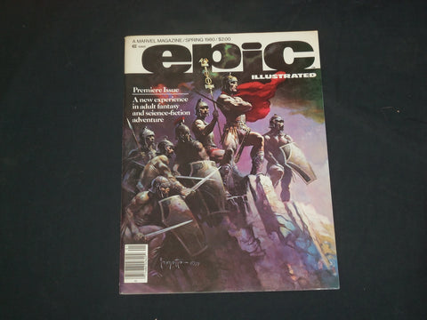 1980 SPRING EPIC ILLUSTRATED MAGAZINE - PREMIER ISSUE - COMIC STORIES - B 4912