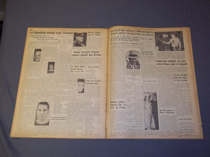 1944 JAN 28 LA PATRIE NEWSPAPER-BATAILLE FAIT RAGE DANS LES RUES DE ROME-FR2402