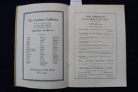 1918 THE AMERICAN MAGAZINE OF ART - AUGUSTE RODIN - K 1522
