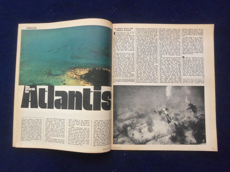 1971 FEB 14 CHICAGO TRIBUNE MAGAZINE SECTION -PART 1- TRANQUIL AMERICA - NP 6419