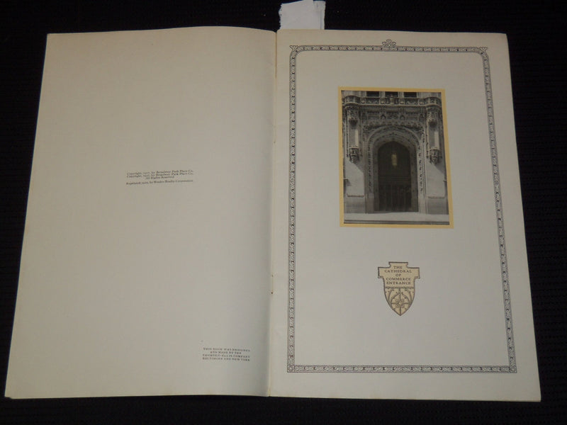 1925THE CATHEDRAL OF COMMERCE BOOK - WOOLWORTH BUILDING, NEW YORK - J 7936