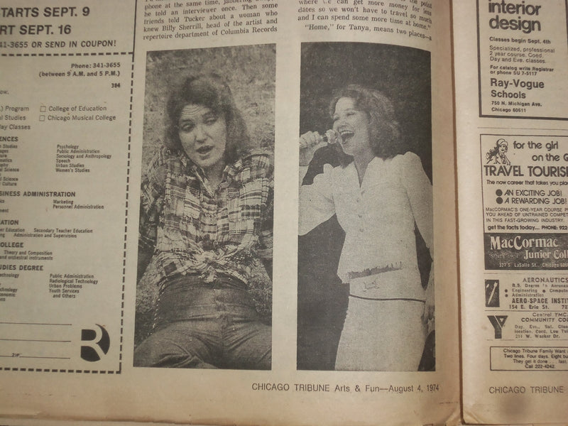 1974 AUGUST 4 CHICAGO TRIBUNE ARTS & FUN/BOOKS SECTION - TOMMY TUNE - NP 8063
