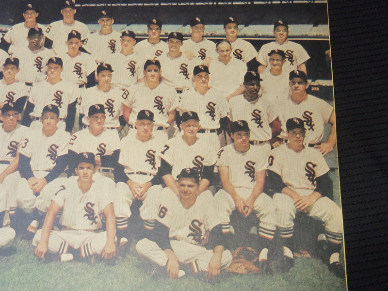 1959 CHICAGO WHITE SOX COLOROTO MAGAZINE TEAM PHOTO - 33 PIECES - NP 9191
