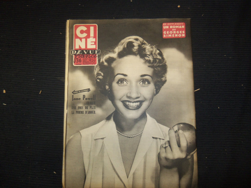 1954 NOVEMBER 19 CINE REVUE FRENCH MAGAZINE - ELIZABETH TAYLOR COVER - E 24767