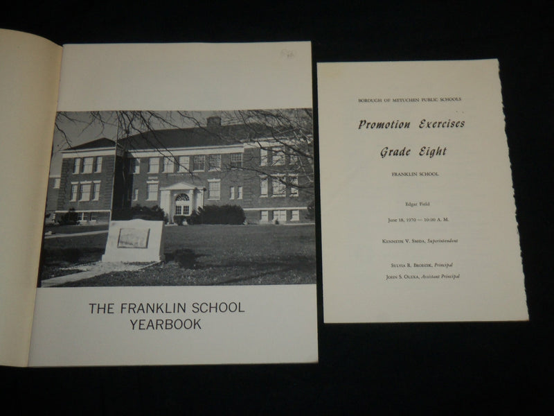 1970 FRANKLINITE FRANKLIN SCHOOL YEARBOOK - NEW JERSEY - J 6844