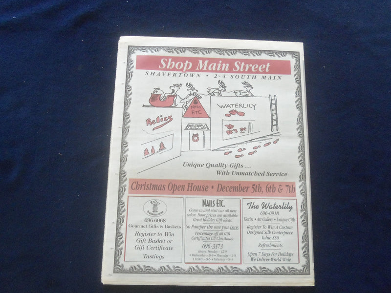 1996 DEC 5 THE BACK MOUNTAIN LEADER NEWSPAPER-SHAVERTOWN, PA-ROTHESTEIN -NP 6166