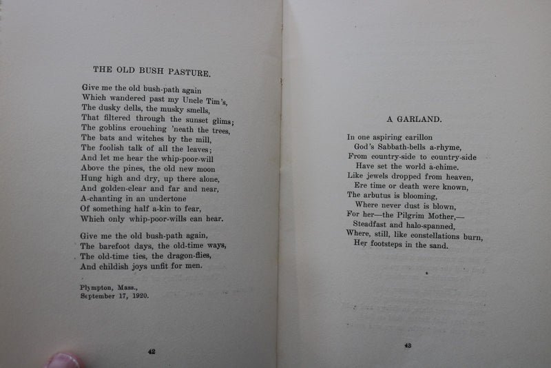 1921 RHYMES OF OLD PLIMOUTH BY HERBERT RANDALL - SOFTCOVER BOOK - K 3432