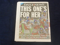 2020 NOVEMBER 9 NEW YORK DAILY NEWS NEWSPAPER - ALEX TREBEK DIED (1940-2020)