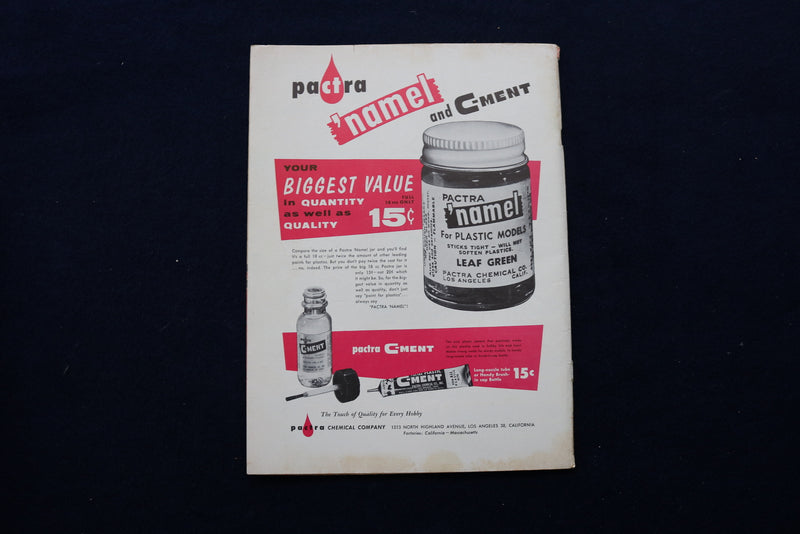 1957 APRIL MODEL AIRPLANE NEWS MAGAZINE - REGULUS COVER - E 11527