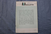1961 ALA BULLETIN - SOFTCOVER BOOKS - LOT OF 2 - K 3233