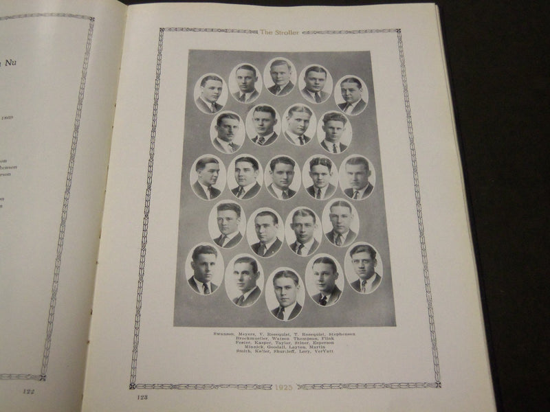 1925 THE STROLLER LOMBARD COLLEGE YEARBOOK - GALESBURG ILLINOIS - PHOTOS- YB 895