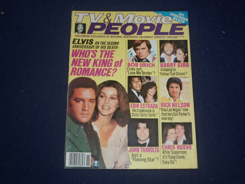 1979 NOVEMBER TV & MOVIE PEOPLE MAGAZINE- ELVIS PRESLEY- PHOTOS/STORIES- ST 5980